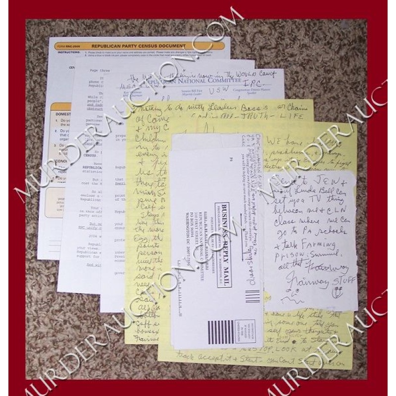Charles Manson Republican Party Census Document 2006 DECEASED