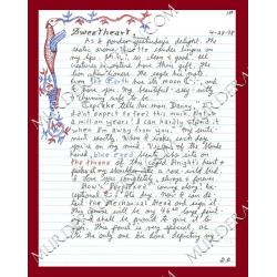 Danny Rolling letter/envelope 4/28/1998 EXECUTED