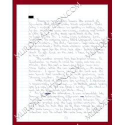 Jack Spillman letter/envelope with extras 5/1/2006