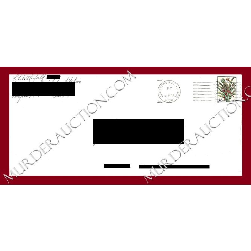 Fredrick Waterfield envelope 3/17/1998
