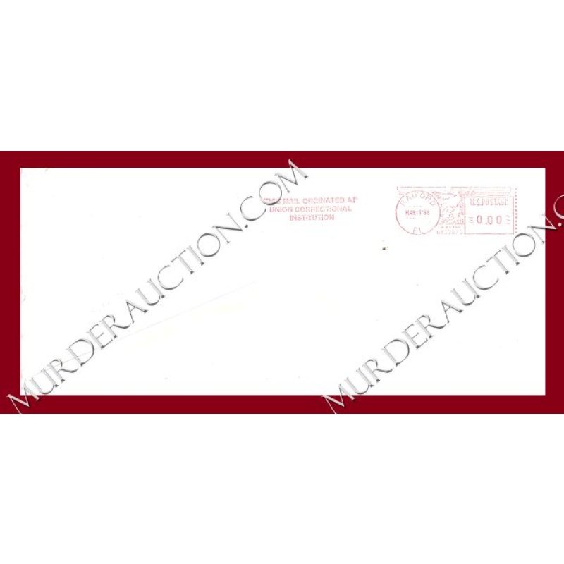 Fredrick Waterfield envelope 3/17/1998