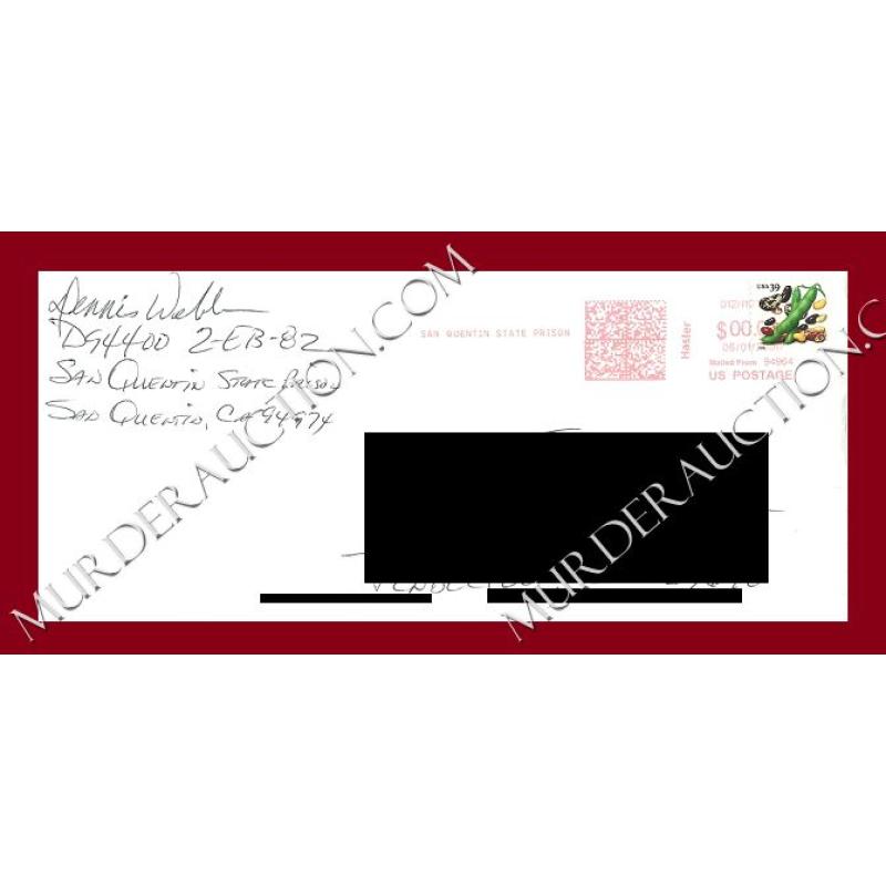 Dennis Webb letter/envelope 5/29/2006 DECEASED