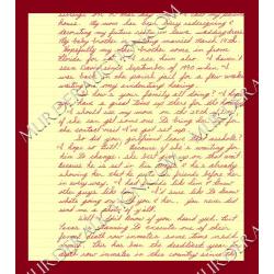 John Wille letter/envelope 12/23/1997
