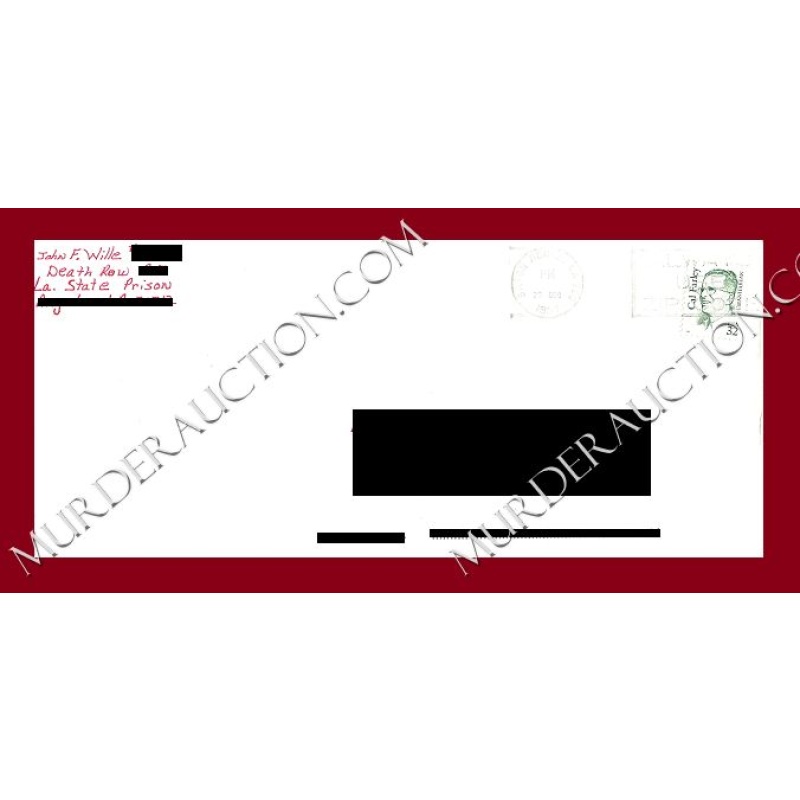 John Wille letter/envelope 12/23/1997