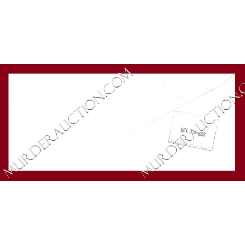 John Wille letter/envelope 12/23/1997
