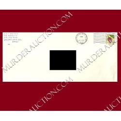 Aileen Wuornos letter/envelope 4/22/1991 EXECUTED